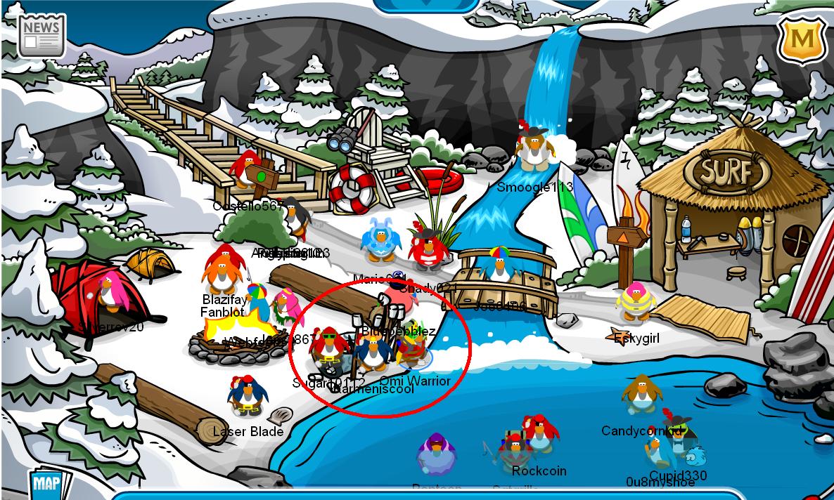 play club penguin game hacked